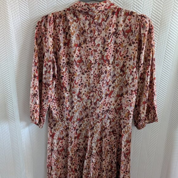 Soya Concept Minea Button Down Maxi Dress Long Sleeves Berry Blend Size XS - Picture 13 of 15